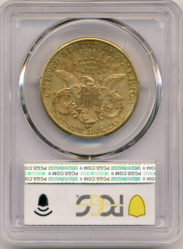1891-CC $20 Liberty PCGS AU50 CAC