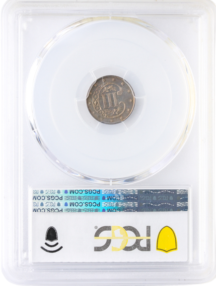 1861 3 Cent Silver PCGS PR66