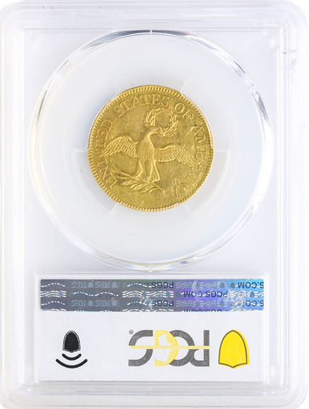 1796/5 $5 Draped Bust PCGS MS61