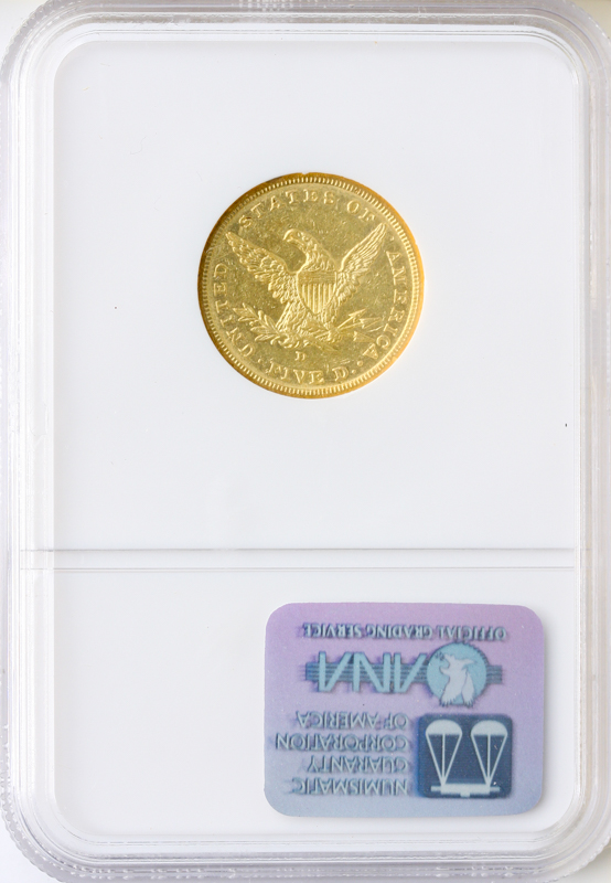 1842-D $5 Liberty NGC AU55 1842-D $5 Liberty NGC AU55