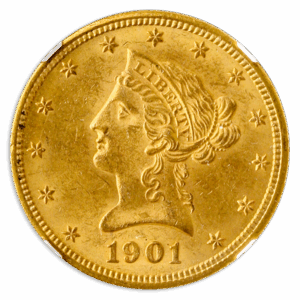 1901-O $10 Liberty NGC MS63 CAC
