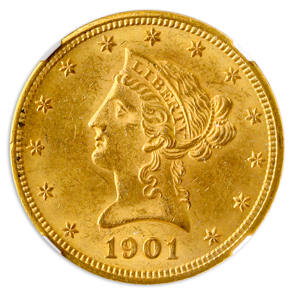 1901-O $10 Liberty NGC MS63 CAC 1901-O $10 Liberty NGC MS63 CAC