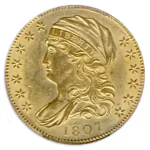 1807 $5 Capped Bust Left PCGS MS62