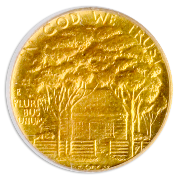 1922 GRANT $1 NO STAR PCGS MS67 CAC