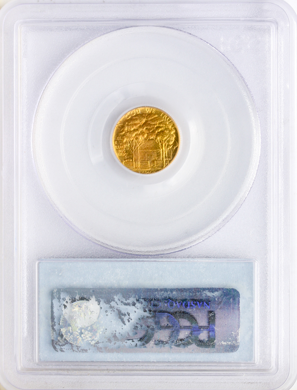 1922 GRANT $1 NO STAR PCGS MS67 CAC