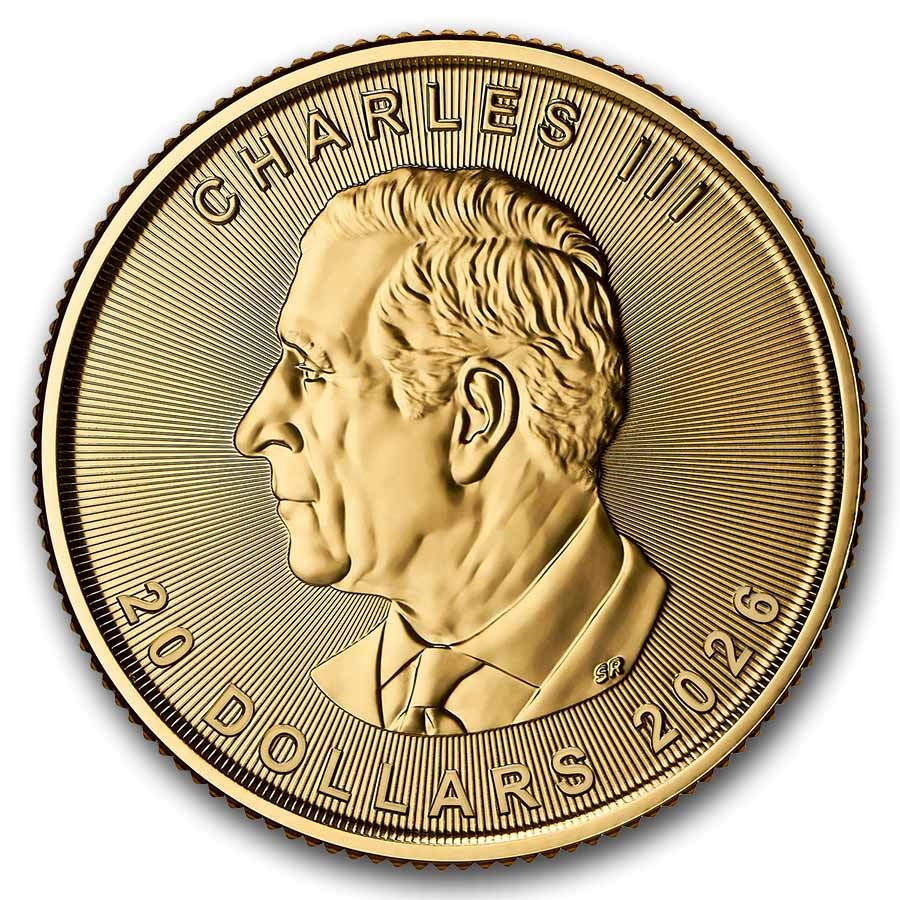 2026 1/2 oz Gold Canadian Maple Leaf 2026 1/2 oz Gold Canadian Maple Leaf
