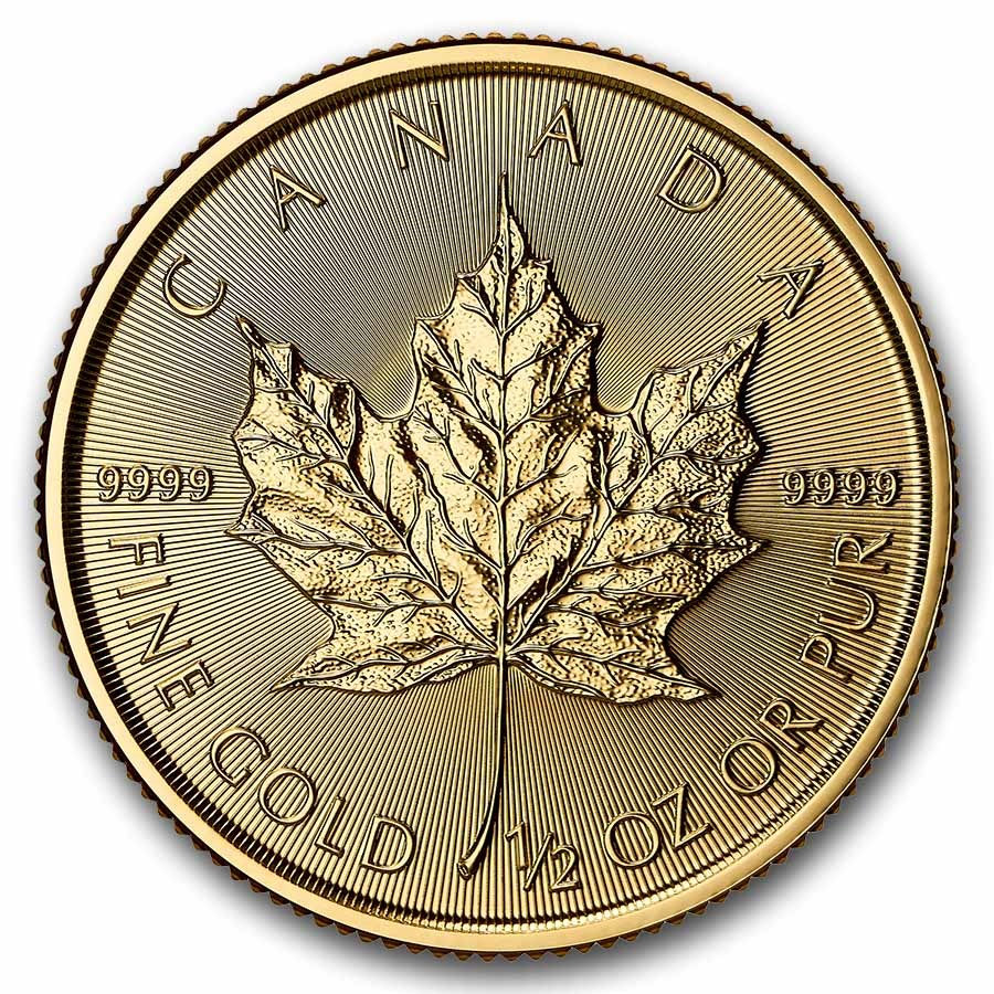 2026 1/2 oz Gold Canadian Maple Leaf 2026 1/2 oz Gold Canadian Maple Leaf