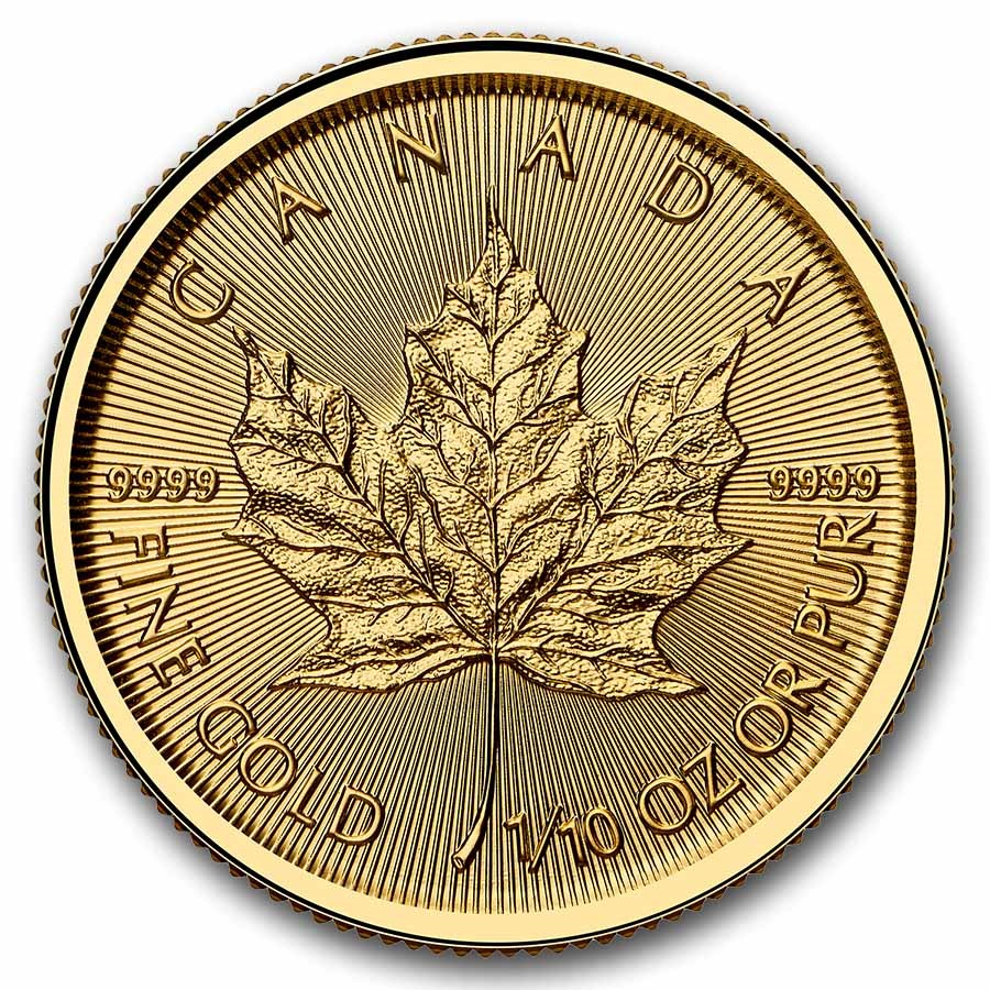2026 1/10 oz Canadian Gold Maple Leaf 2026 1/10 oz Canadian Gold Maple Leaf