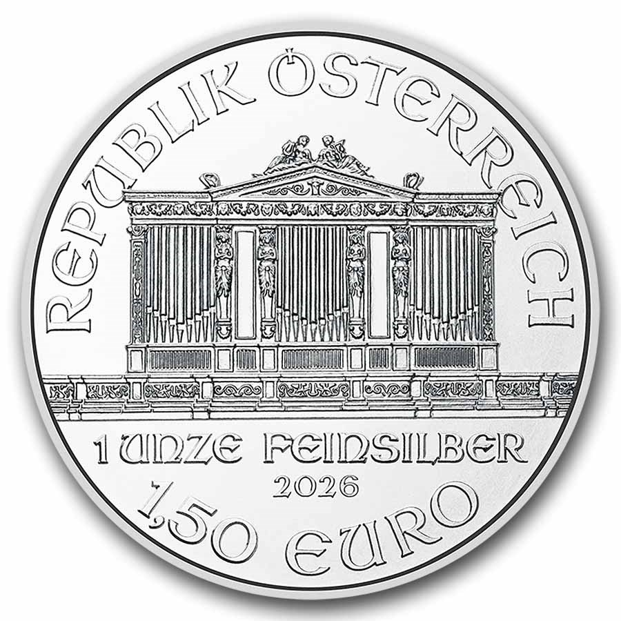 2026 1 oz Silver Austrian Philharmonic 2026 1 oz Silver Austrian Philharmonic