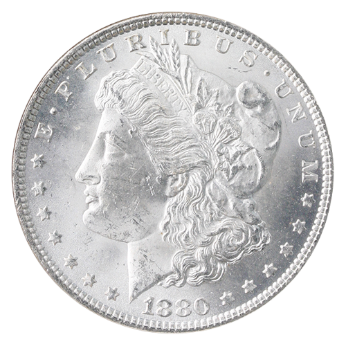 1880 Morgan $1 NGC MS64 1880 Morgan $1 NGC MS64