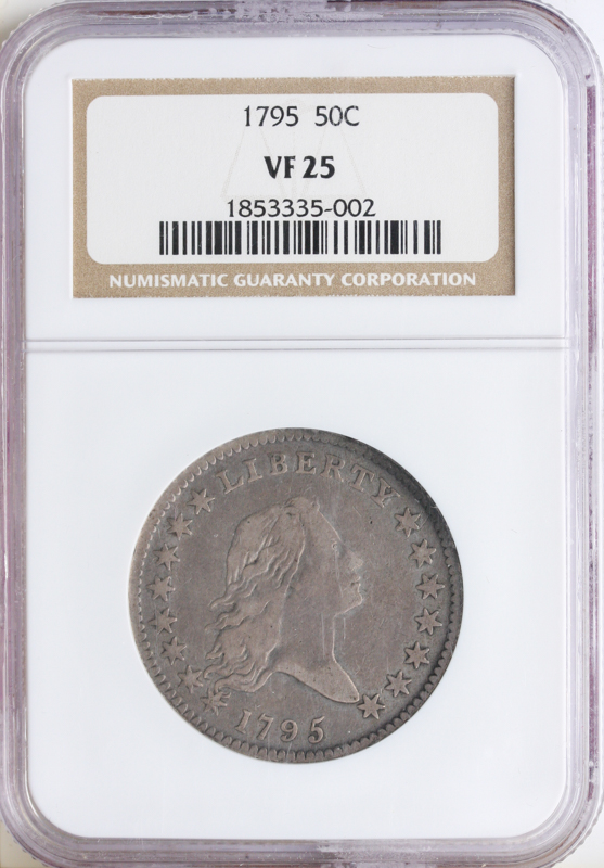 1795 FLOWING HAIR HALF DOLLAR NGC VF25