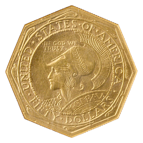 1915-S $50 Panama Pacific Octagonal NGC MS63 1915-S $50 Panama Pacific Octagonal NGC MS63