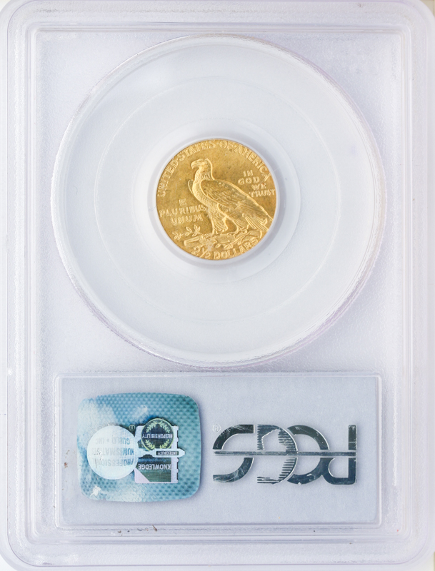1908 $2 1/2 Indian PCGS MS65 CAC 1908 $2 1/2 Indian PCGS MS65 CAC