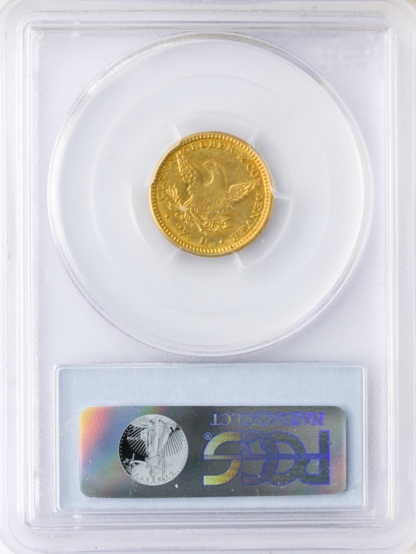 1861 $2.50 Clark Gruber PCGS AU58 CAC 1861 $2.50 Clark Gruber PCGS AU58 CAC