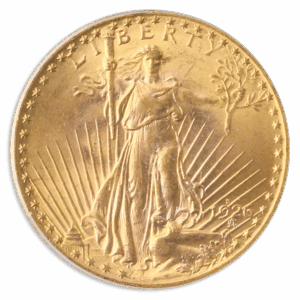 1926-S $20 Saint Gaudens PCGS MS64 CAC +