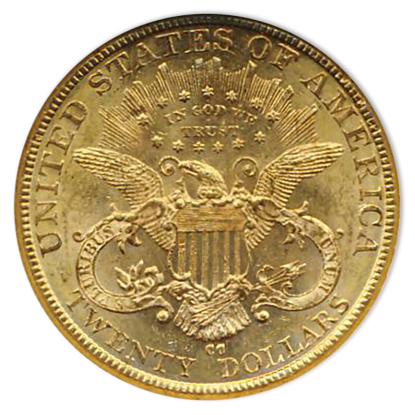 1893-CC $20 Liberty NGC MS61 CAC 1893-CC $20 Liberty NGC MS61 CAC