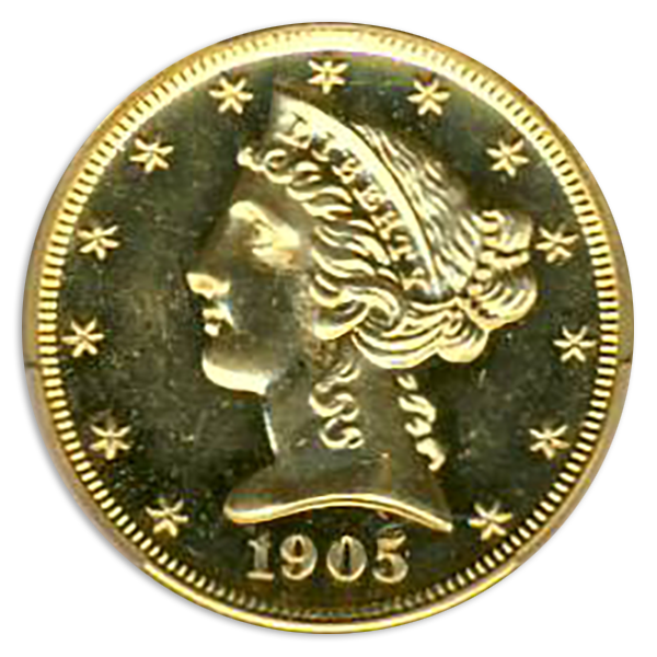 1905 $5 Liberty CACG PR63 1905 $5 Liberty CACG PR63