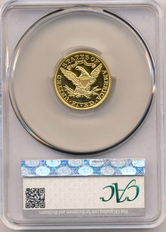 1905 $5 Liberty CACG PR63 1905 $5 Liberty CACG PR63