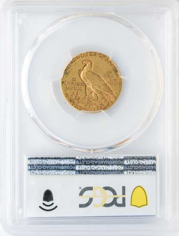 1909-O $5 Indian PCGS XF45 CAC