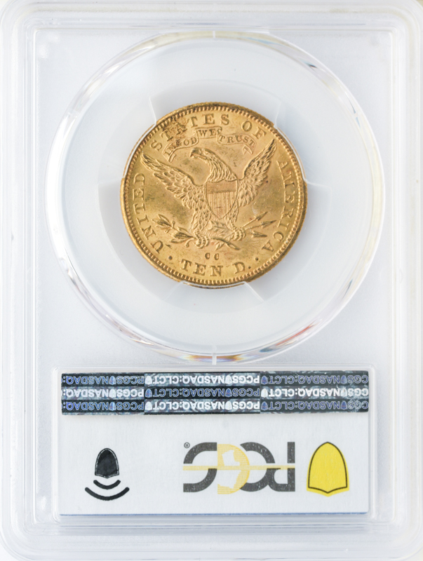 1891-CC $10 Liberty PCGS MS61 CAC 1891-CC $10 Liberty PCGS MS61 CAC