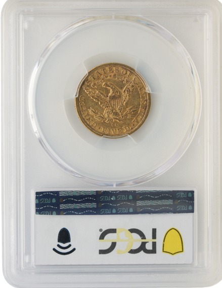 1890-CC $5 Liberty PCGS AU58 CAC