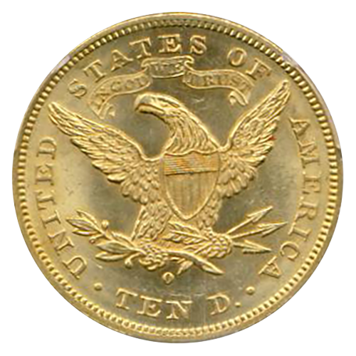 1880-O $10 Liberty PCGS MS63 CAC 1880-O $10 Liberty PCGS MS63 CAC