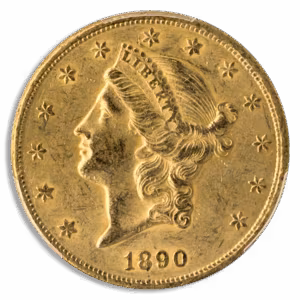 1890-CC $20 Liberty PCGS AU58 CAC