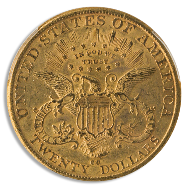 1890-CC $20 Liberty PCGS AU58 CAC