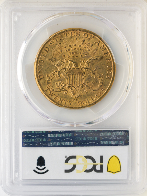 1890-CC $20 Liberty PCGS AU58 CAC