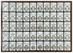 50-Piece Morgan Dollar Set NGC MS63