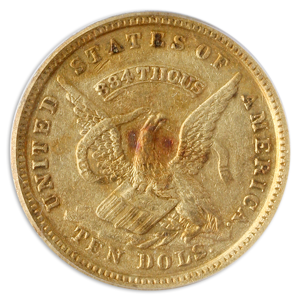 1852 $10 ASSAY SSCA PCGS AU53 1852 $10 ASSAY SSCA PCGS AU53