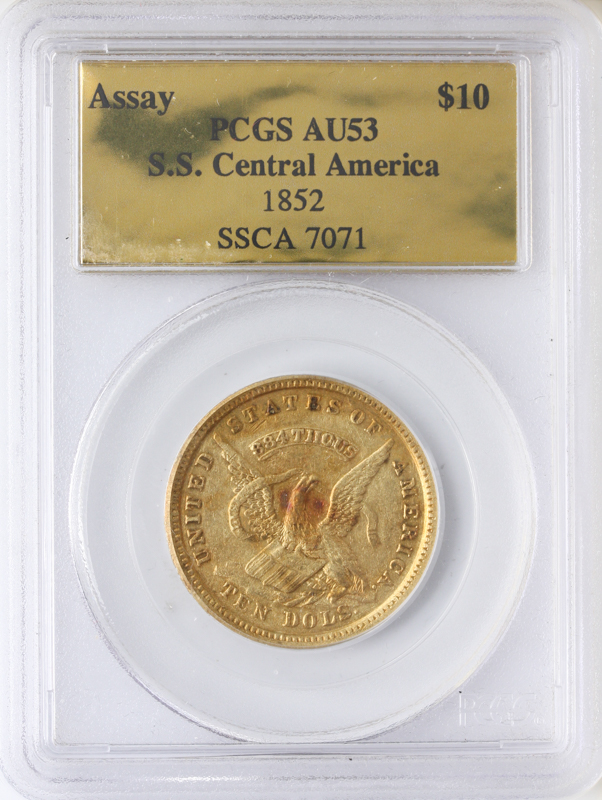1852 $10 ASSAY SSCA PCGS AU53 1852 $10 ASSAY SSCA PCGS AU53