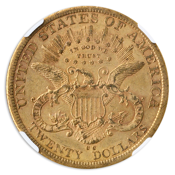 1878-CC $20 Liberty NGC XF45 CAC