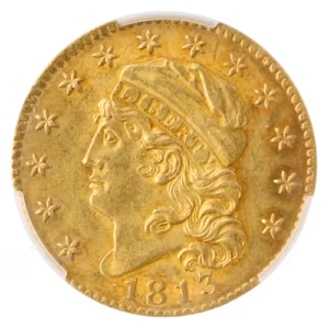 1813 $5 Capped Bust CACG MS61
