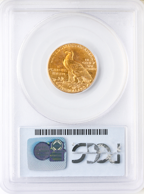 1908-D $5 Indian PCGS MS63 1908-D $5 Indian PCGS MS63