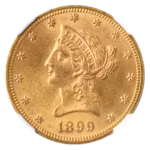 1899 $10 Liberty NGC MS64 CAC