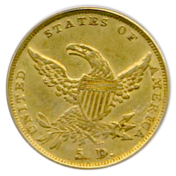 $5 CLASSIC 1836 PCGS $5 CLASSIC 1836 PCGS