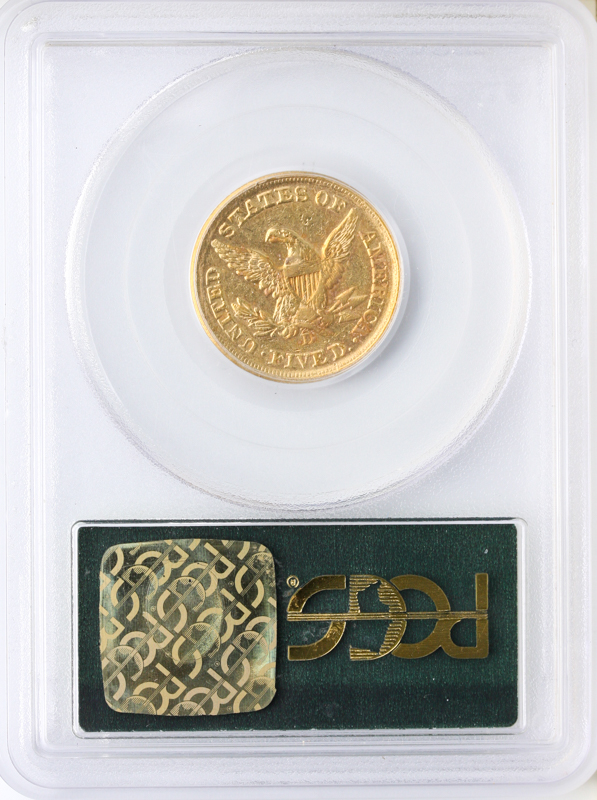 1852-D $5 Liberty PCGS XF45 CAC
