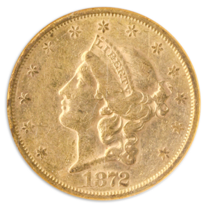 $20 LIBERTY 1872-S NGC