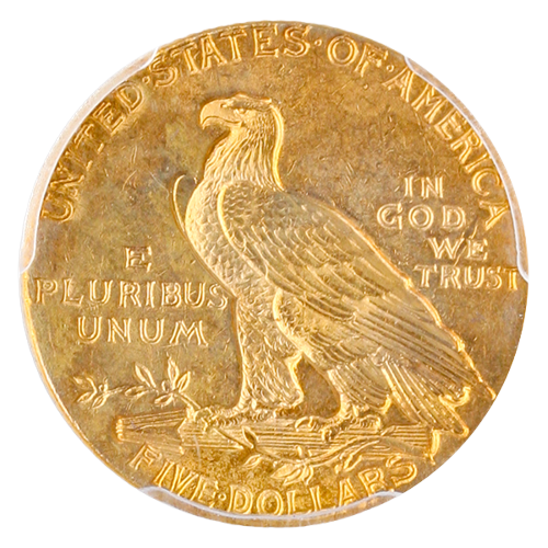 1911 $5 Indian PCGS