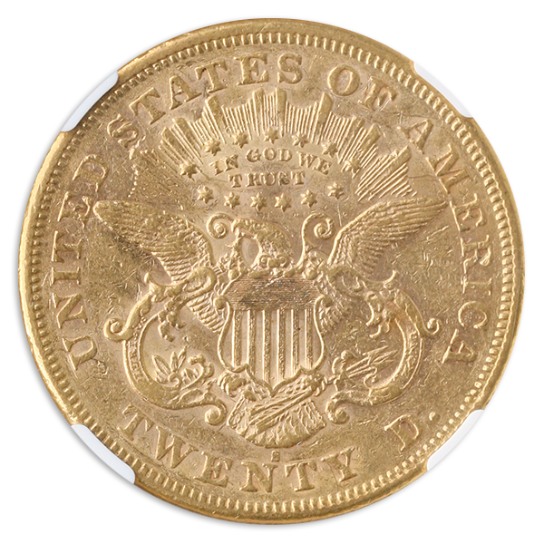 1874-S $20 Liberty NGC AU50 1874-S $20 Liberty NGC AU50