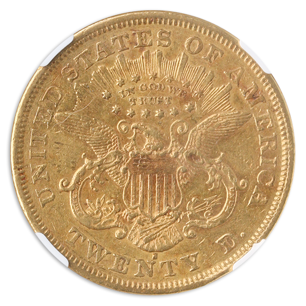 1875-S $20 Liberty NGC AU50 1875-S $20 Liberty NGC AU50