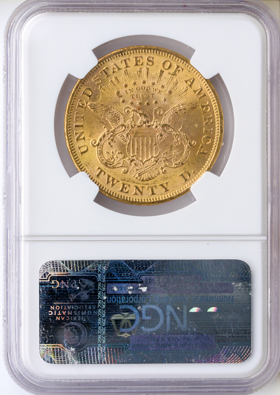 1873 $20 Liberty Open 3 NGC MS62 1873 $20 Liberty Open 3 NGC MS62