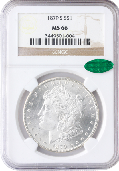 1879-S MORGAN $1 NGC