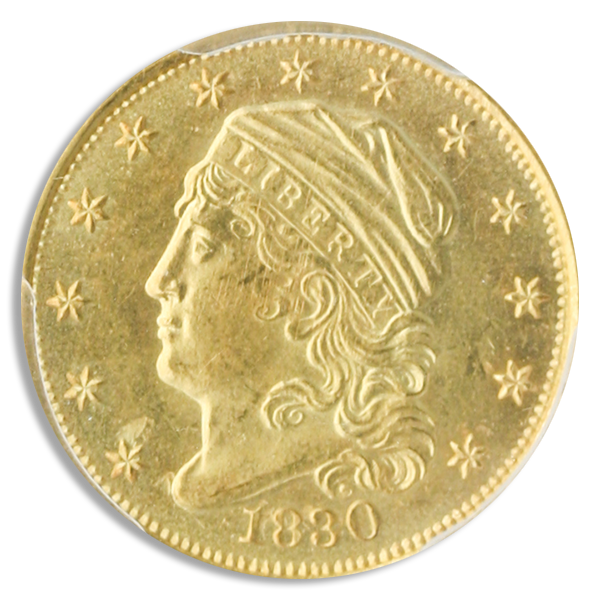 1830 $2 1/2 Capped Bust PCGS MS64 CAC 1830 $2 1/2 Capped Bust PCGS MS64 CAC