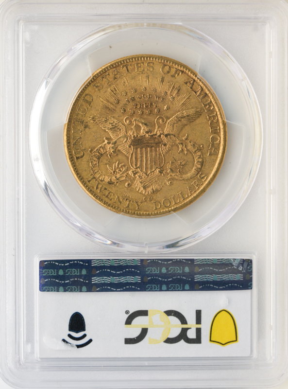 1890-CC $20 Liberty PCGS AU50 CAC