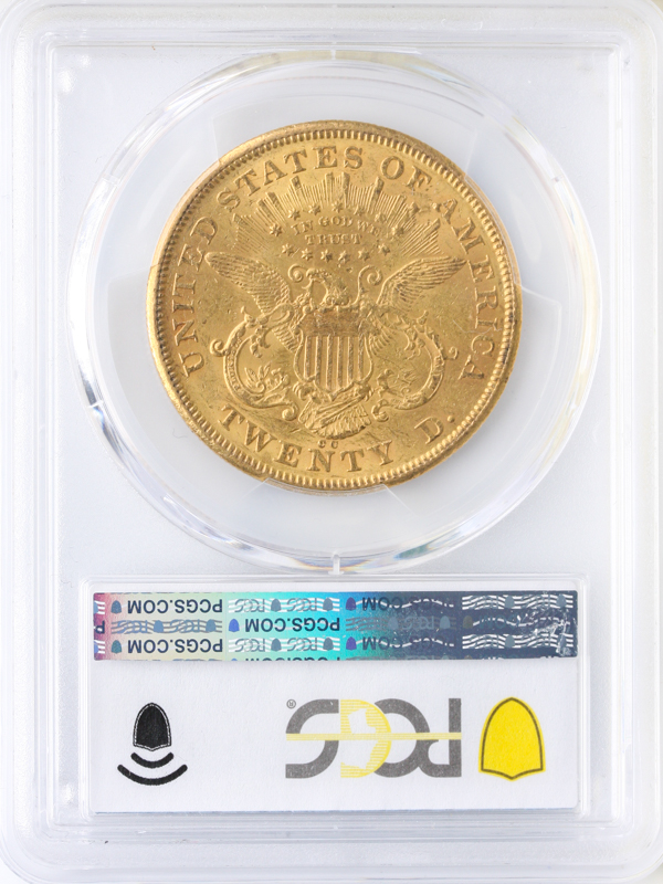 1874-CC $20 Liberty PCGS AU58 CAC