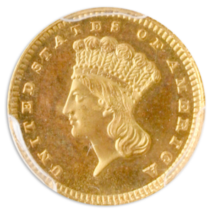 1885 Gold $1 Type 3 PCGS PR67 CAC