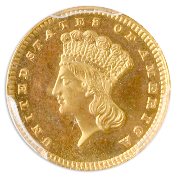 1885 Gold $1 Type 3 PCGS PR67 CAC 1885 Gold $1 Type 3 PCGS PR67 CAC