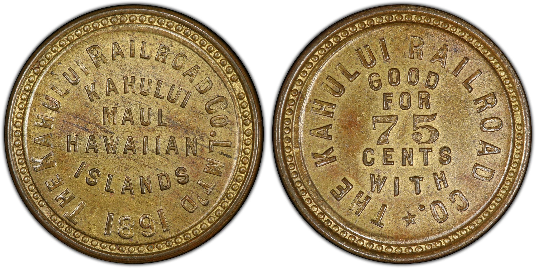 1891 75C Hawaii-Kahului (Regular Strike)